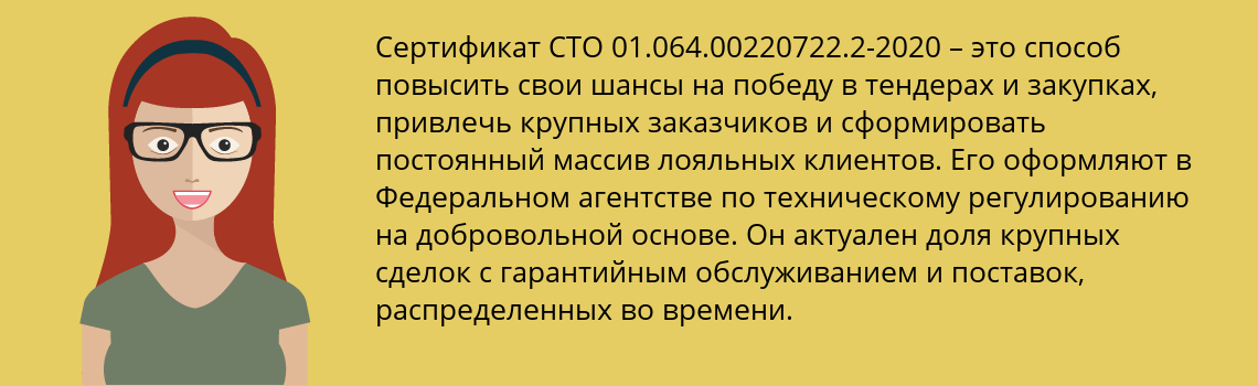 Получить сертификат СТО 01.064.00220722.2-2020 в Соликамск